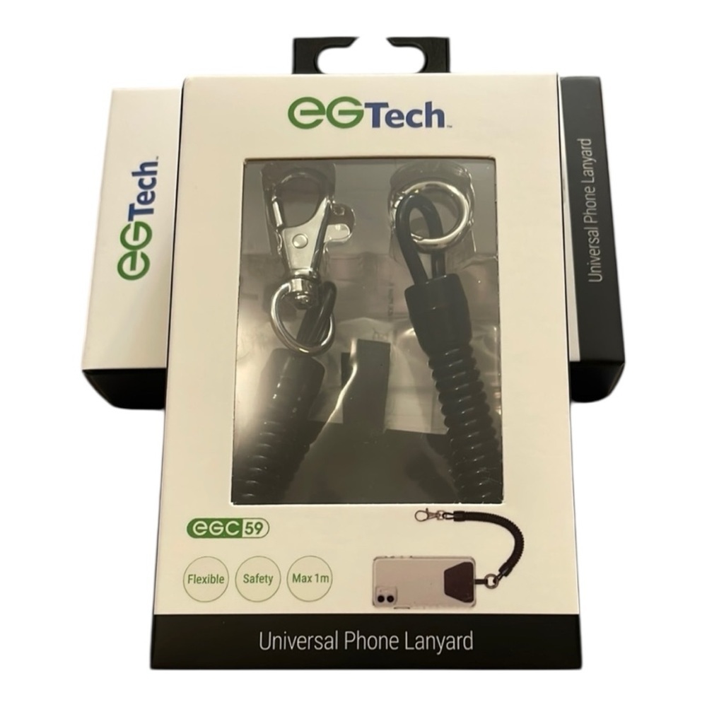 Black Universal Phone Lanyard